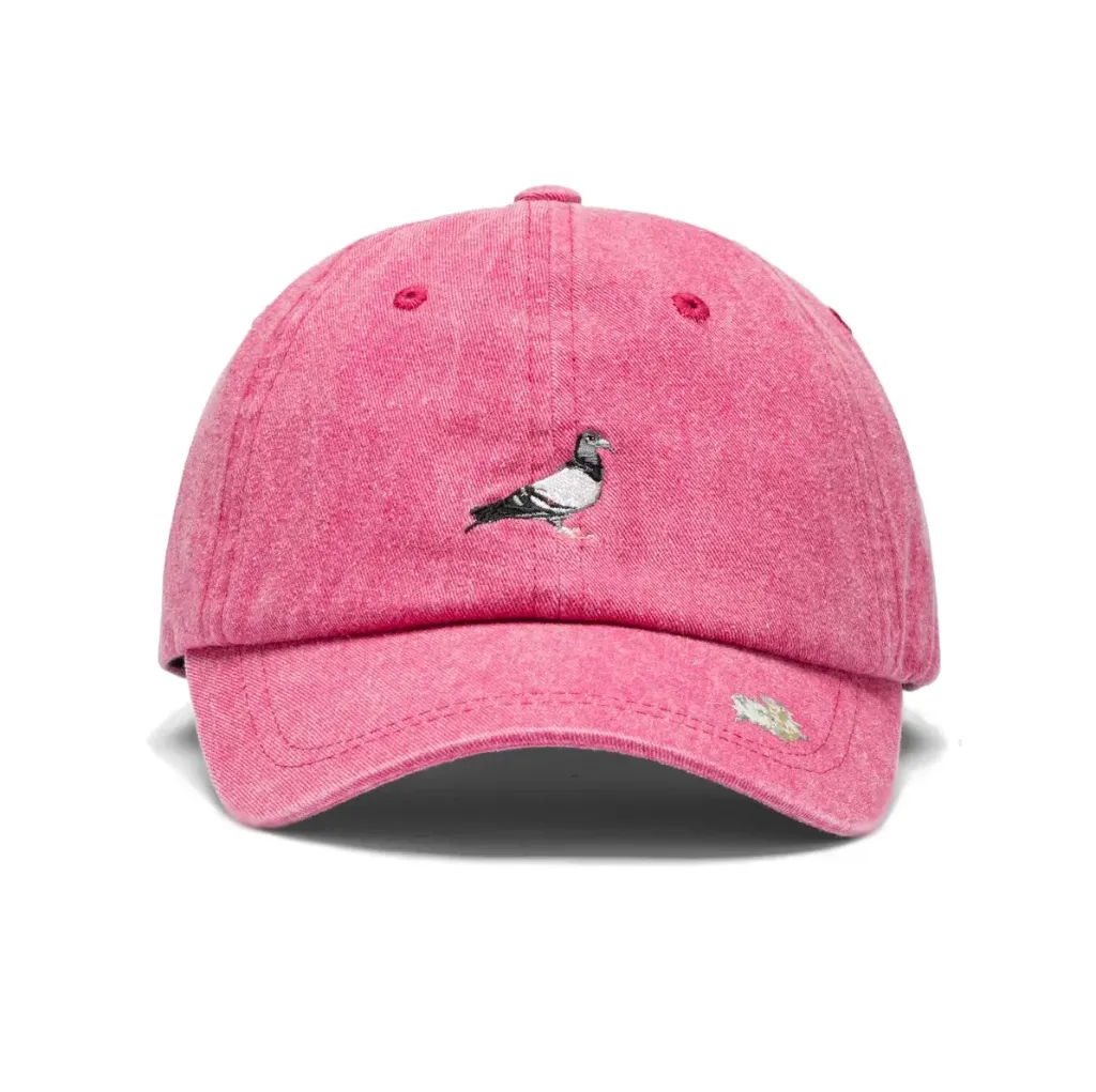 [26ANEBC01PINK] Staple Pigeon Logo Washed Cap "Pink" One Size