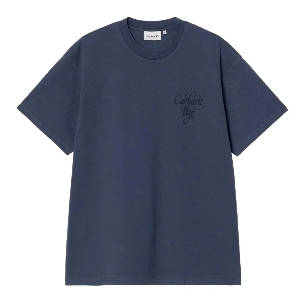 [I036220_01_06] Carhartt S/S Vestige T-Shirt "Blue" Stone Washed (XS)