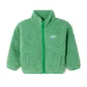 Veste Courte Ample ML Zippée "Pelouse Chiné" - KHOK16C