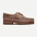 Authentic Lake House 3-Eye Boat Shoe "Light Purple Nubuck"