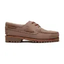 Authentic Lake House 3-Eye Boat Shoe "Light Purple Nubuck"