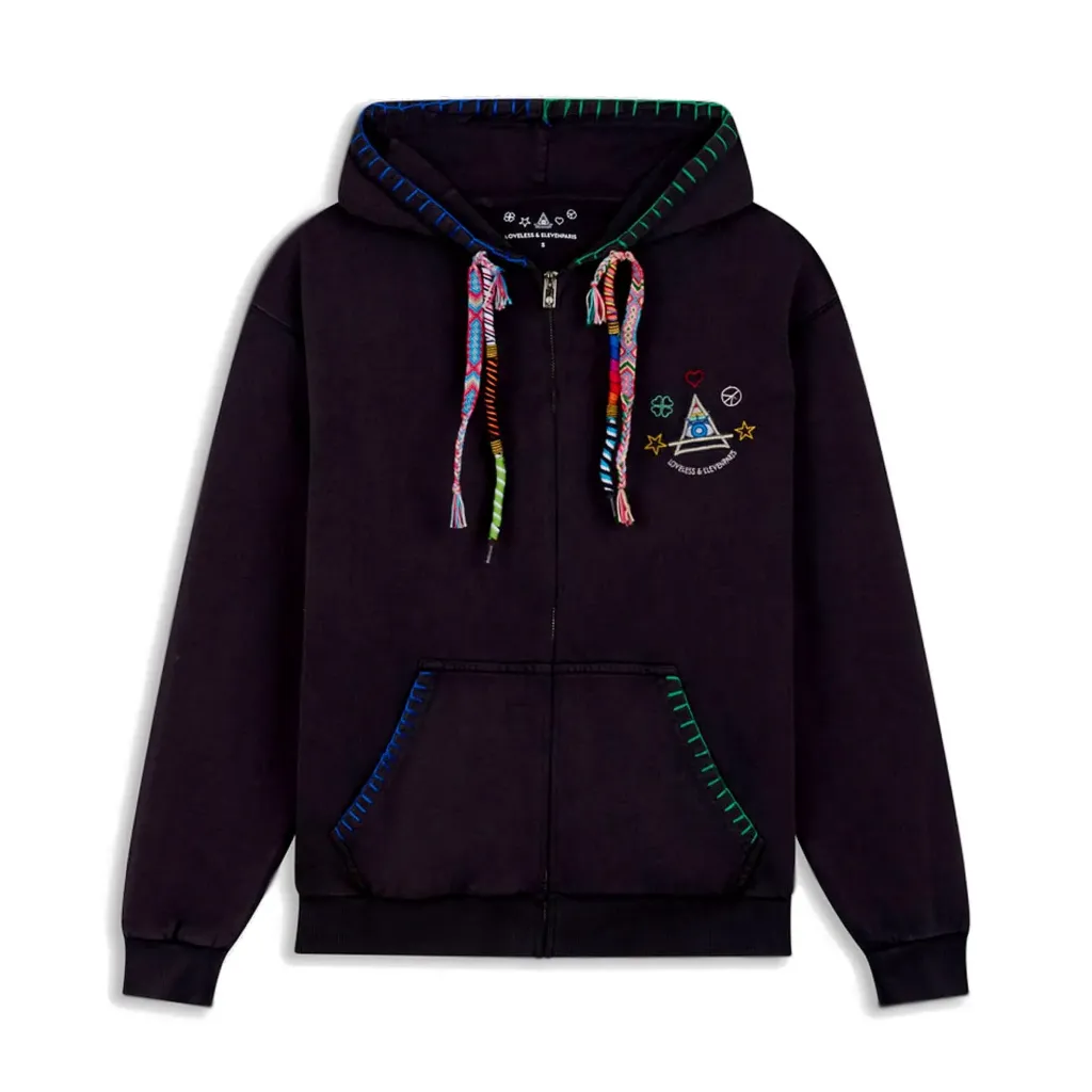 [MOONBLACK] Sweat Zippé Kids MOON "Black" (XL)