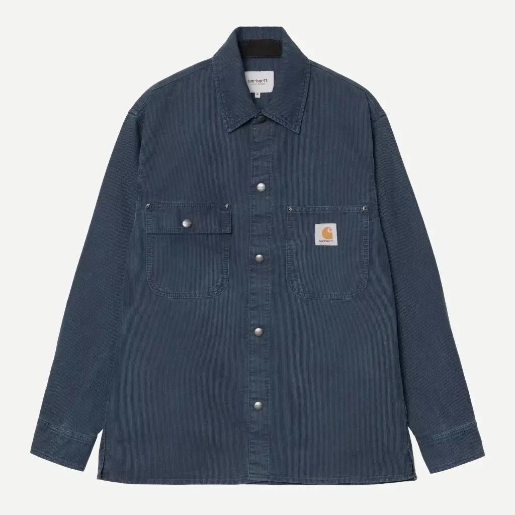 Parrish Shirt Jacket "Blue / Stone Washed"