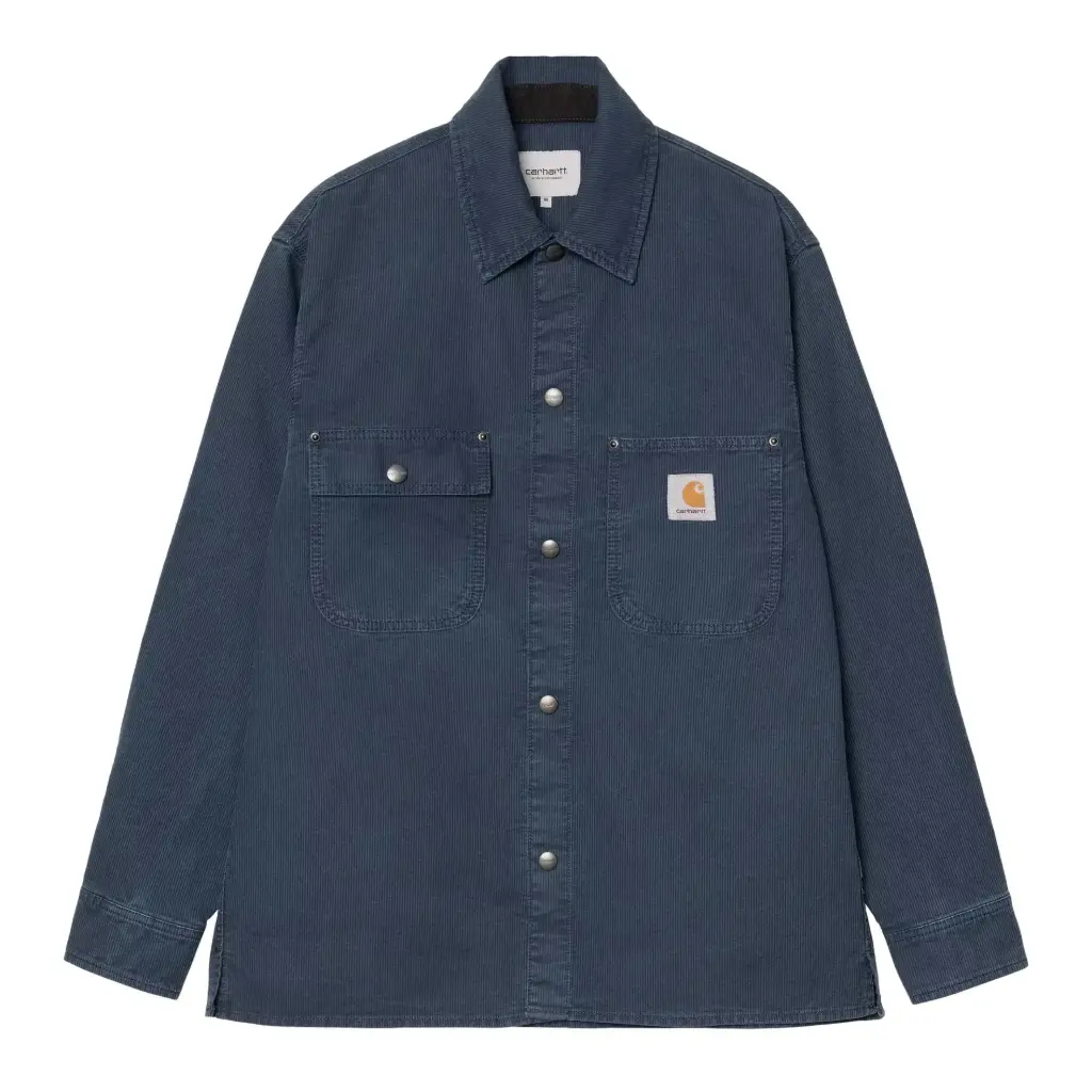 Parrish Shirt Jacket "Blue / Stone Washed"
