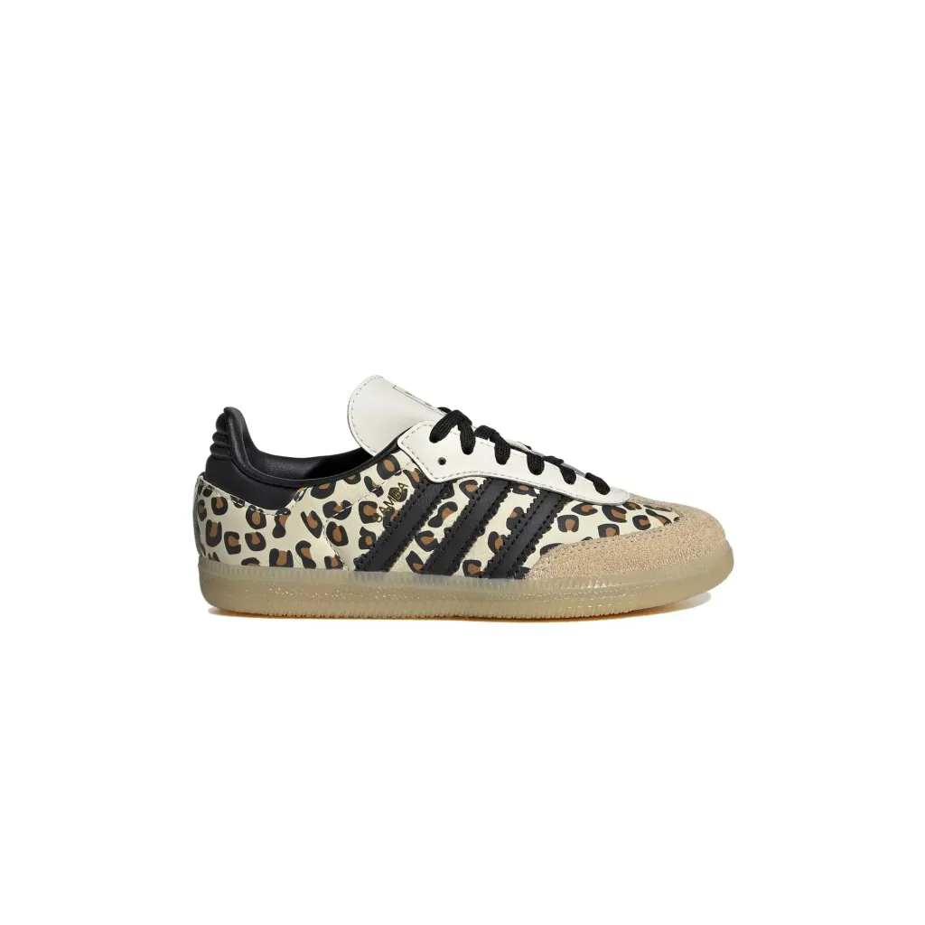 [KJ0231] SAMBA OG Léopard Kids "Cream White / Sand Strata" - KJ0231 (28)