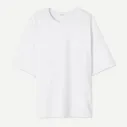 Tee-Shirt Ample MC Col Rond FAZY "White" - MFAZ02C