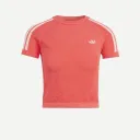 KNITTED CROCHET TEE "Semi Lucid Red" - KC6482