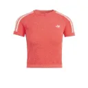 KNITTED CROCHET TEE "Semi Lucid Red" - KC6482