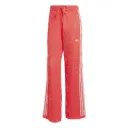 KNITTED CROCHET FIREBIRD TRACK PANTS "Semi Lucid Red" - KC6492