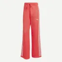 KNITTED CROCHET FIREBIRD TRACK PANTS "Semi Lucid Red" - KC6492