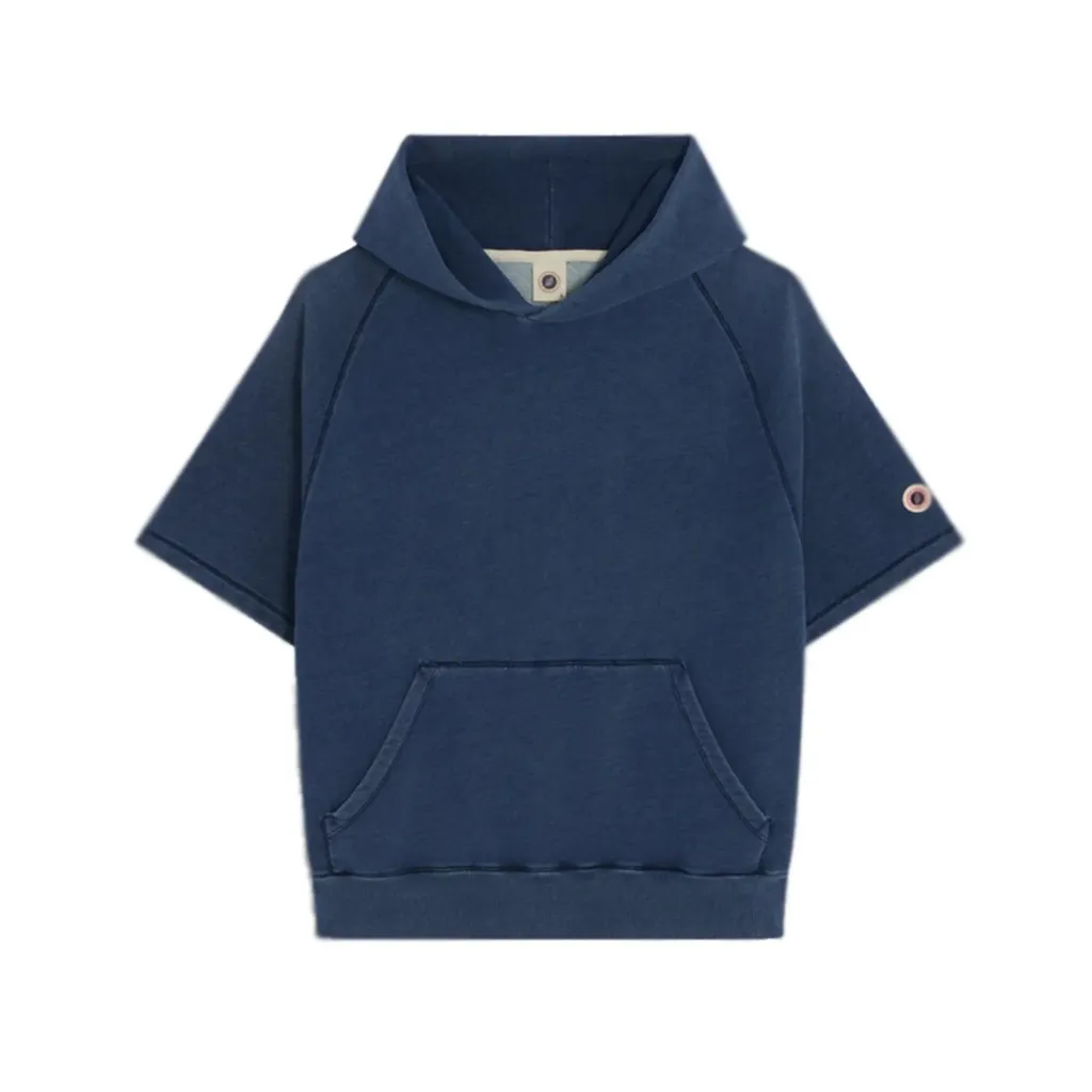 [KINDIGOHOODBLUE] SWEAT CAPUCHE INDIGO Kids "Blue" - KINDIGOHOODBLUE (8Y)