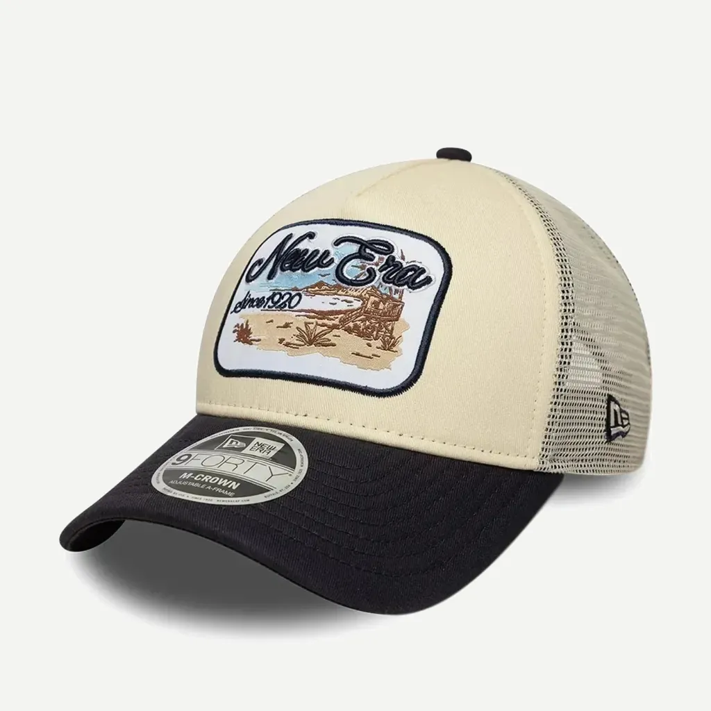 [60856272] 9FORTY M-Crown A-Frame Multi Patch NE "Beige Clair"