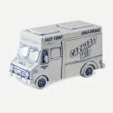 Cold Drinks Ice Cube Dispenser "Wax / Blue"