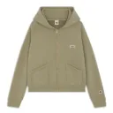 SWEAT ZIPPE PATCH PREPPY "Sage"