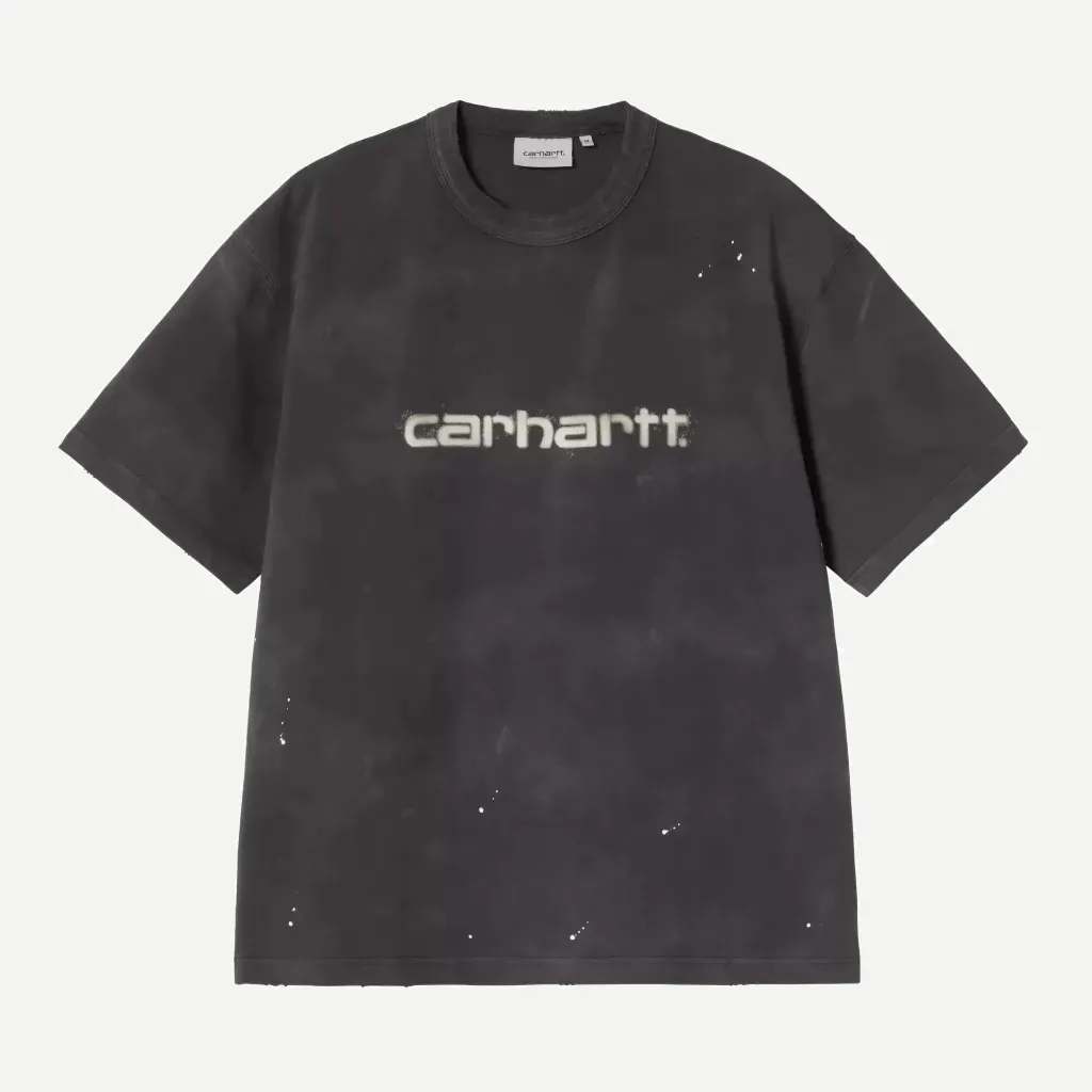 S/S Painter Tee-Shirt "Black Destroy Wash/ Splatter"