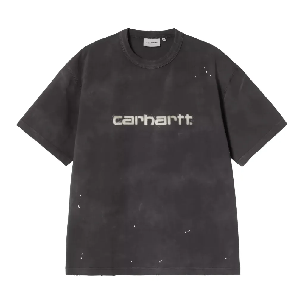 S/S Painter Tee-Shirt "Black Destroy Wash/ Splatter"