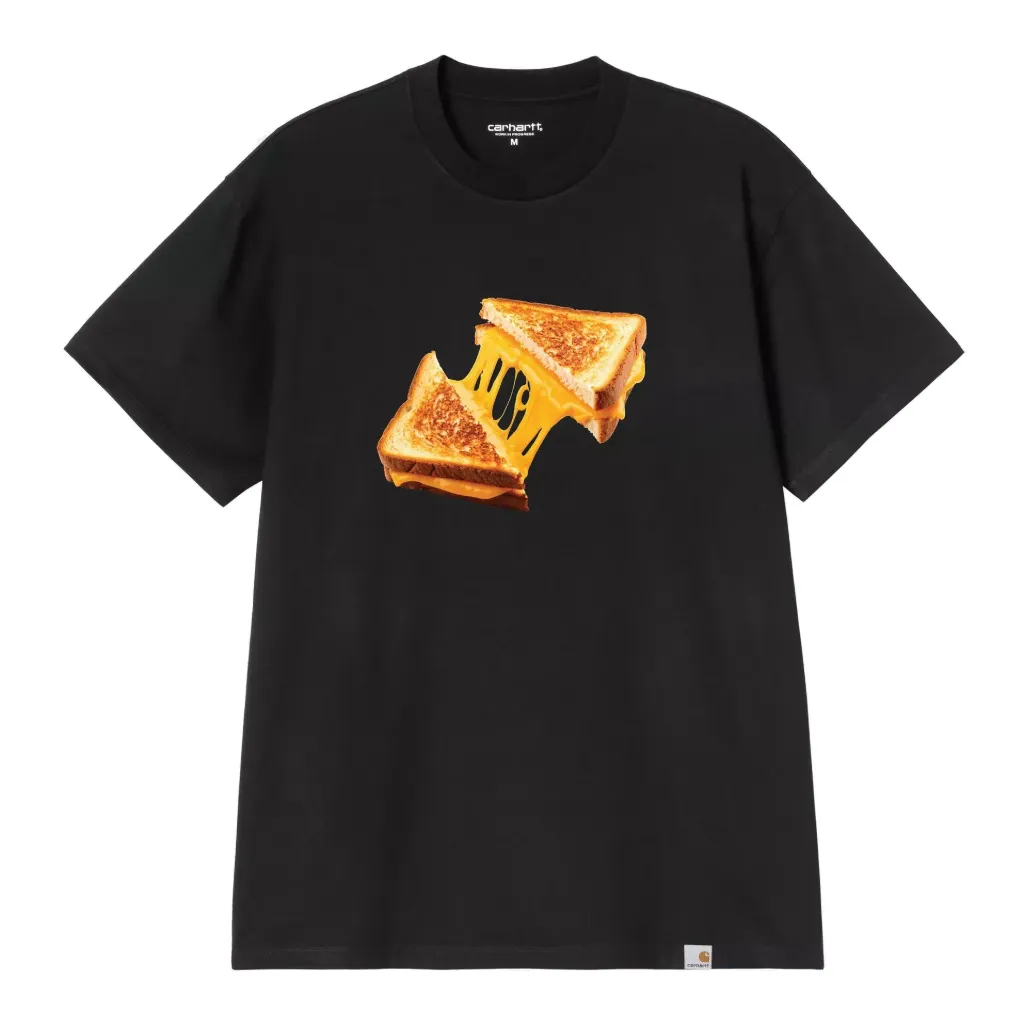 S/S Cheese Toast Tee-Shirt "Black"