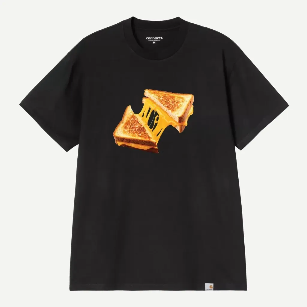 S/S Cheese Toast Tee-Shirt "Black"