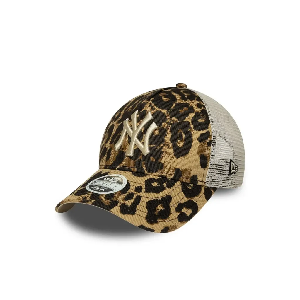 [60856311] 9TWENTY M-Crown Yankees Trucker "Leopard"