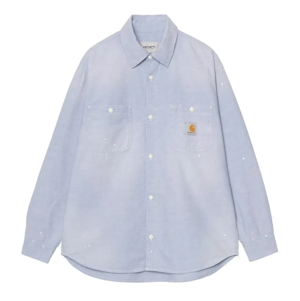 [I036919_01_0L] Painter Shirt L/S "Blue / Worn Used" (XS)