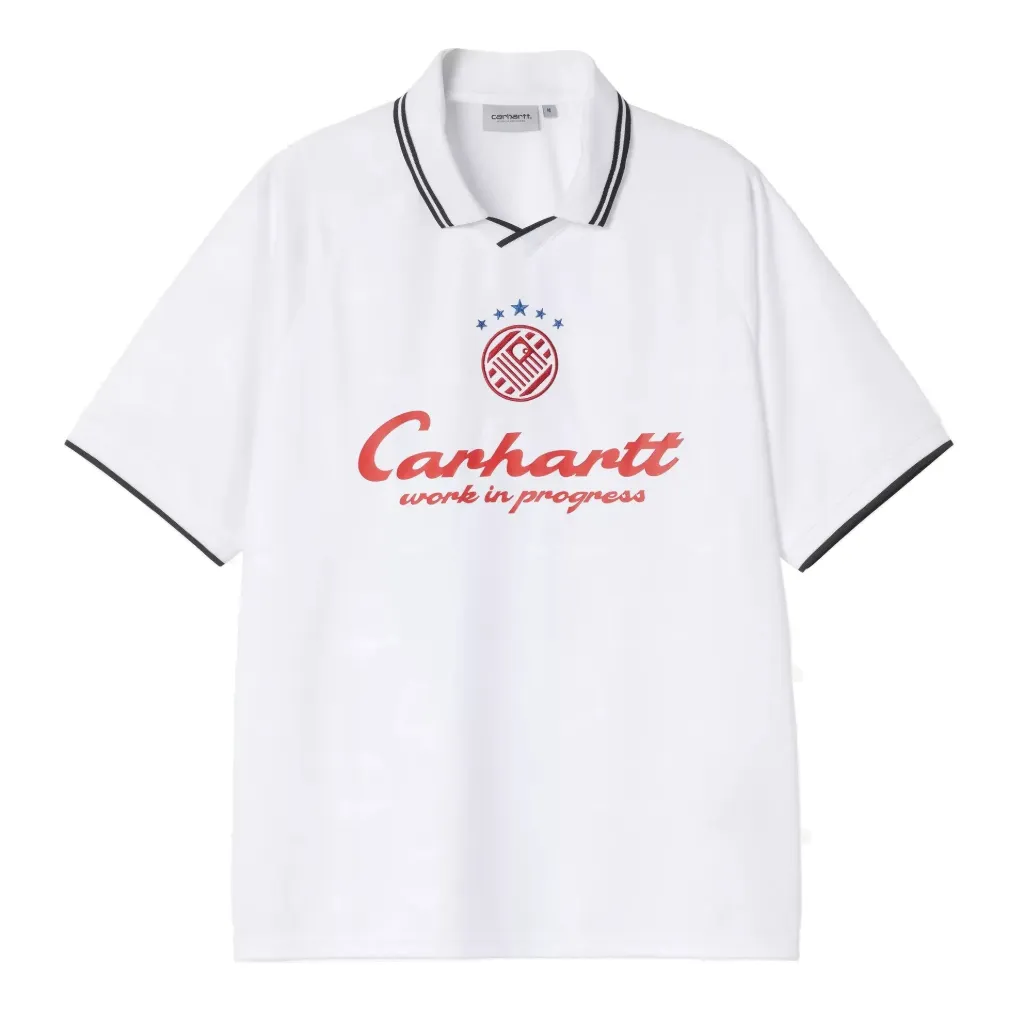 S/S Terrace Football Tee-Shirt "Heart Train Jacquard / White"