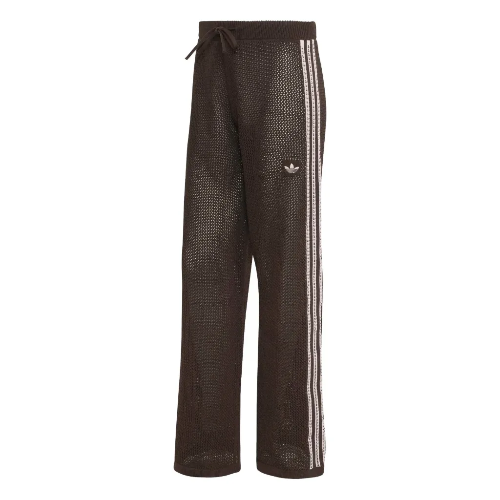 [KE0201] KNITTED CROCHET FIREBIRD TRACK PANTS "Aurora Coffee" - KE0201 (XS)