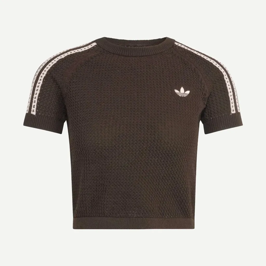 [KC6480] KNITTED CROCHET TEE "Aurora Coffee" - KC6480 (XS)