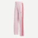 KNITTED CROCHET FIREBIRD TRACK PANTS "Clear Pink / Red" - KQ6659