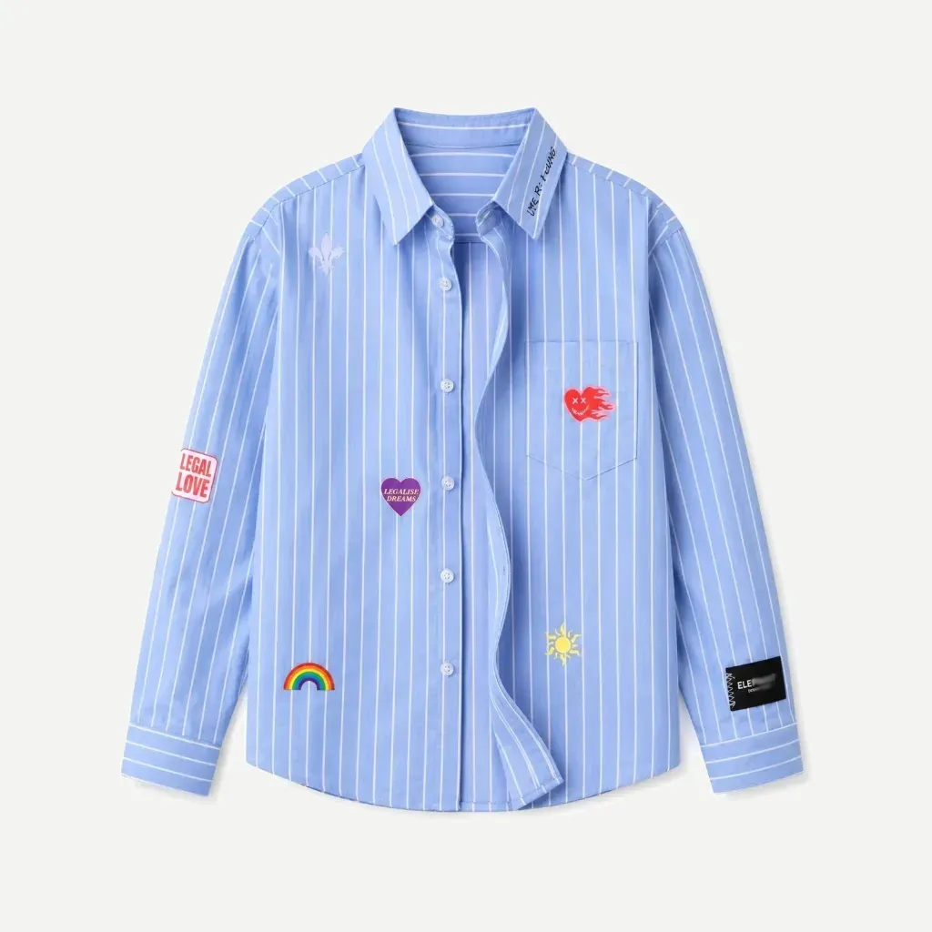 [JACINTHEAZUR] Chemise Kids JACINTHE "Azur" (6Y)
