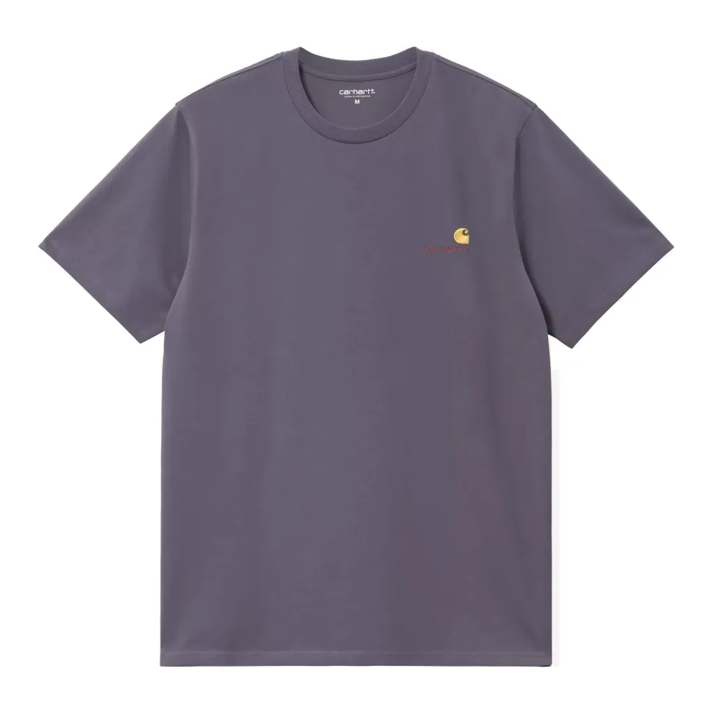 S/S American Script Tee-Shirt "Shady Purple"