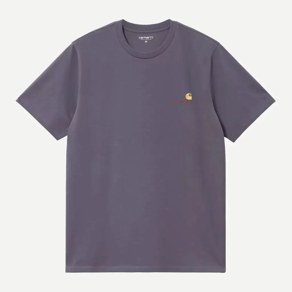 S/S American Script Tee-Shirt "Shady Purple"