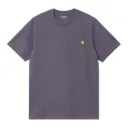 S/S American Script Tee-Shirt "Shady Purple"