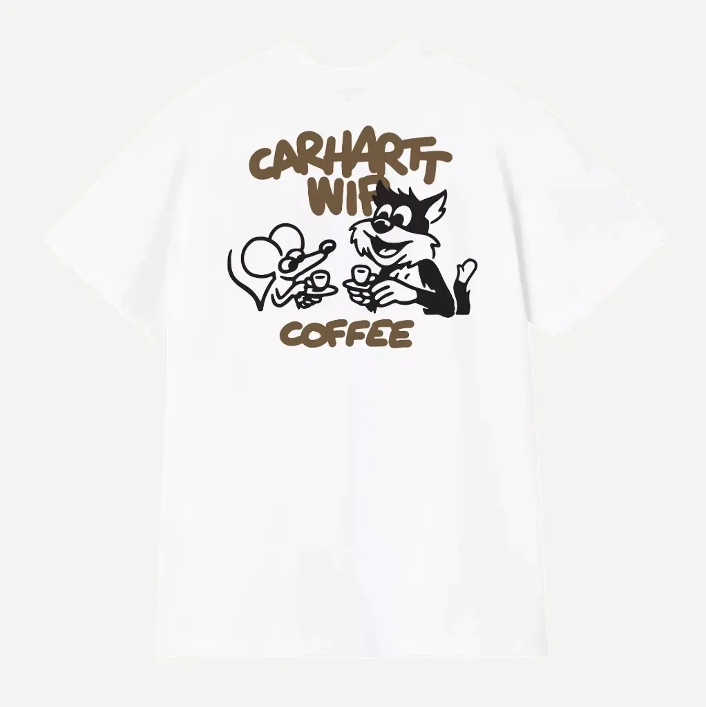 S/S Coffee Break Tee-Shirt "White"