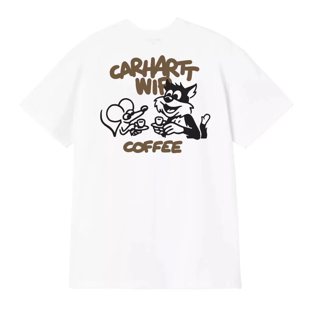S/S Coffee Break Tee-Shirt "White"
