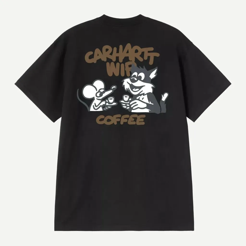 S/S Coffee Break Tee-Shirt "Black"