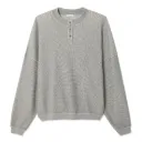 SWEAT ML Col Tunisien CAWBAY "Gris Chiné" - MCAW03A