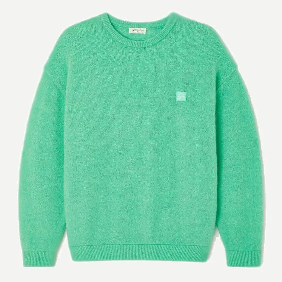 [MVITO18ALAITUE] Pull Ample ML Col Rond VITOW "Laitue Chiné" - MVITO18A (S)
