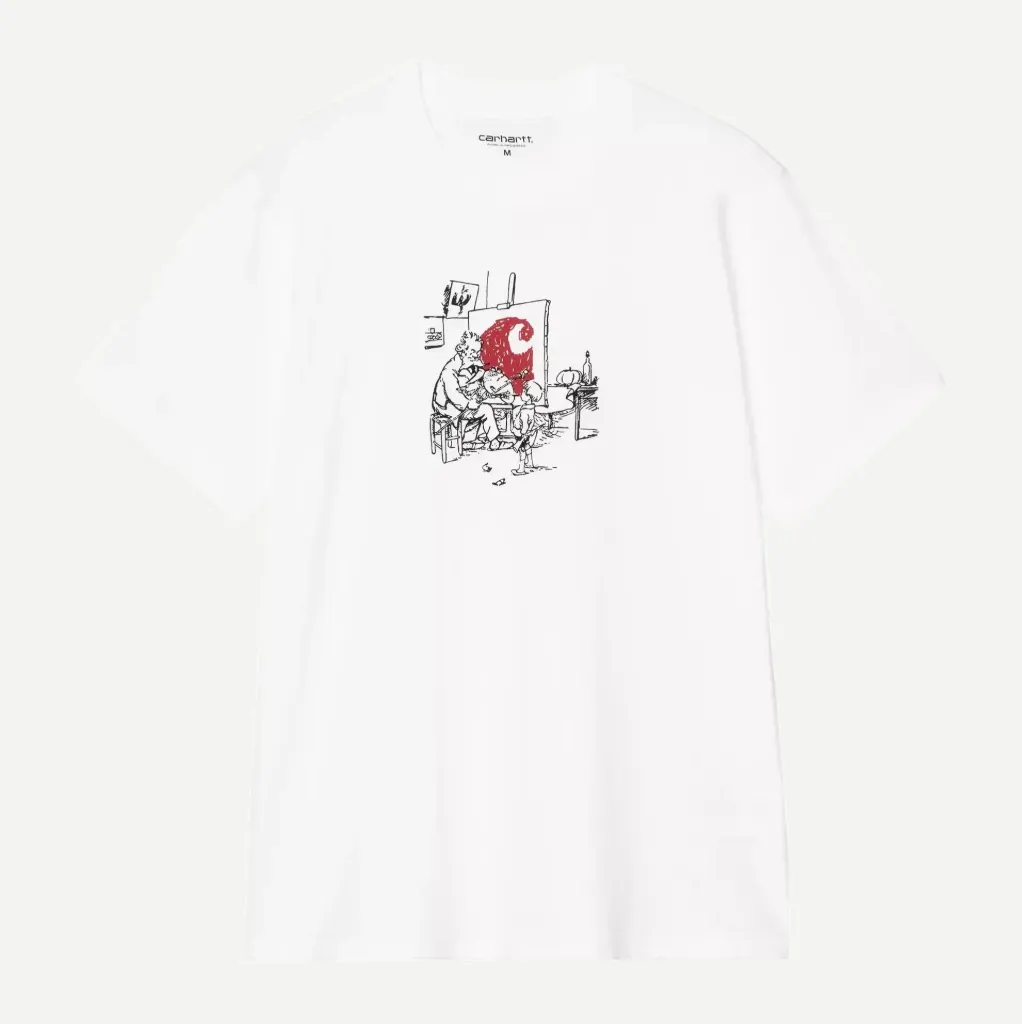 S/S Old Painter Tee-Shirt "White"