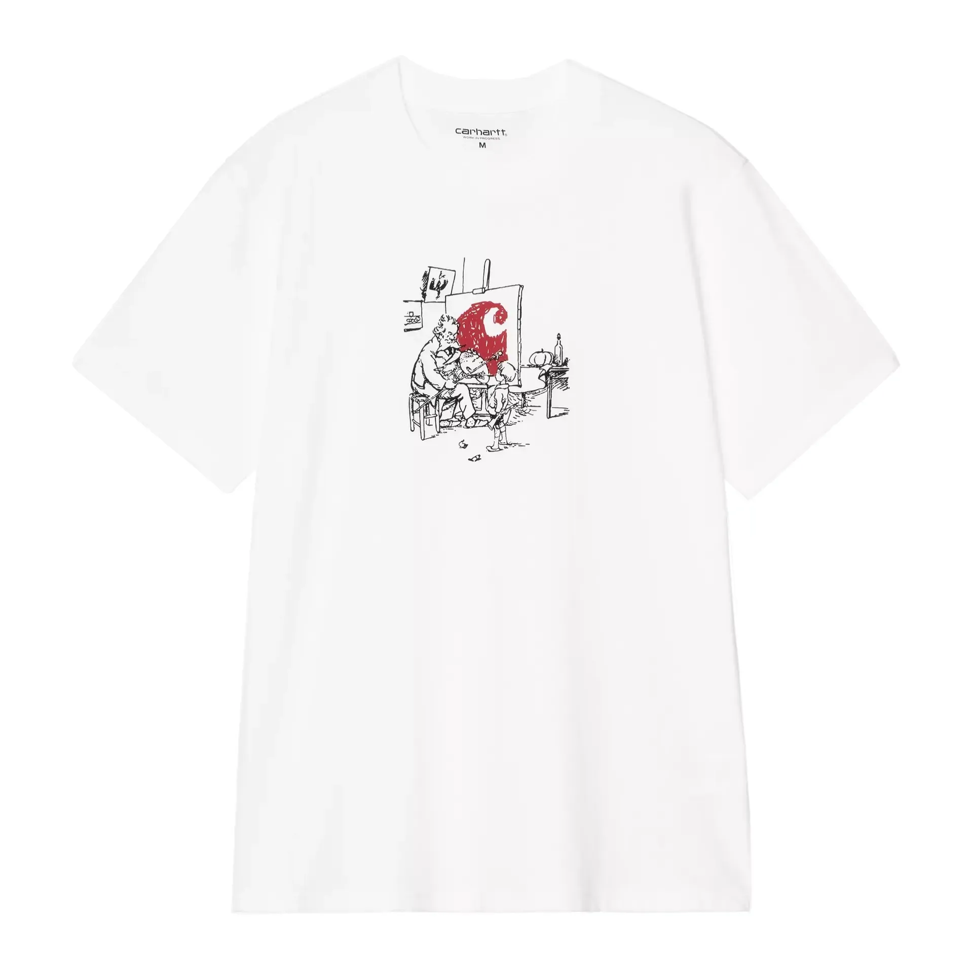 S/S Old Painter Tee-Shirt "White"