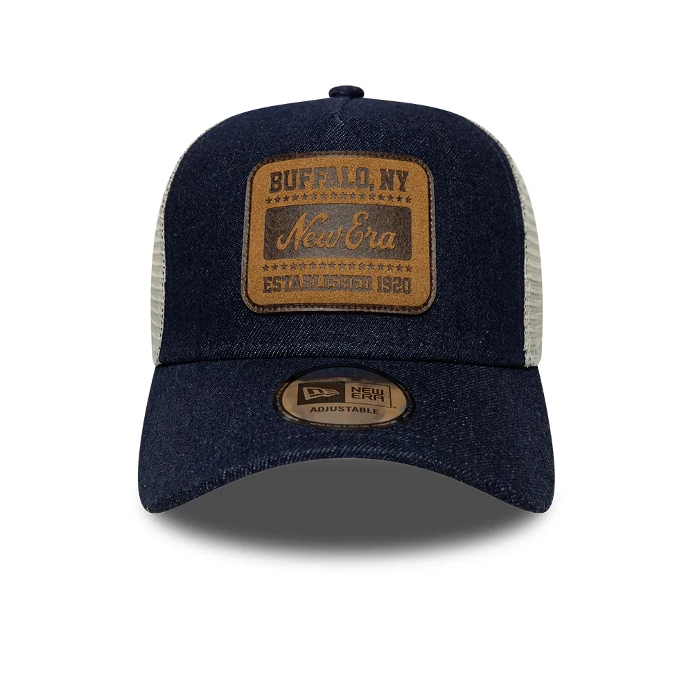 9FORTY A-Frame Trucker Patch "Denim Bleu foncé" - 60915859