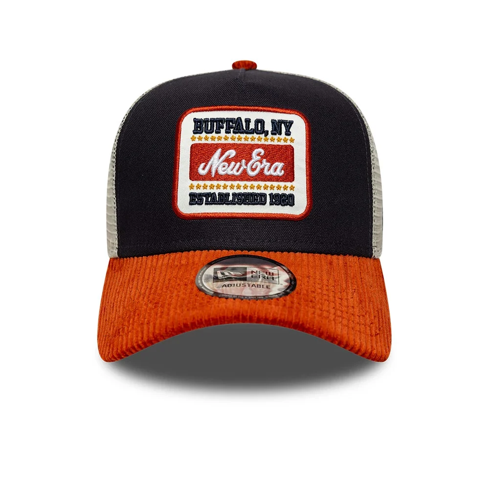 9FORTY A-Frame Trucker Patch Velours "Bleu marine" - 60915842