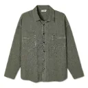 Chemise Ample Col Boutonné LOFWAY "Stone Kaki" - MLOF06A