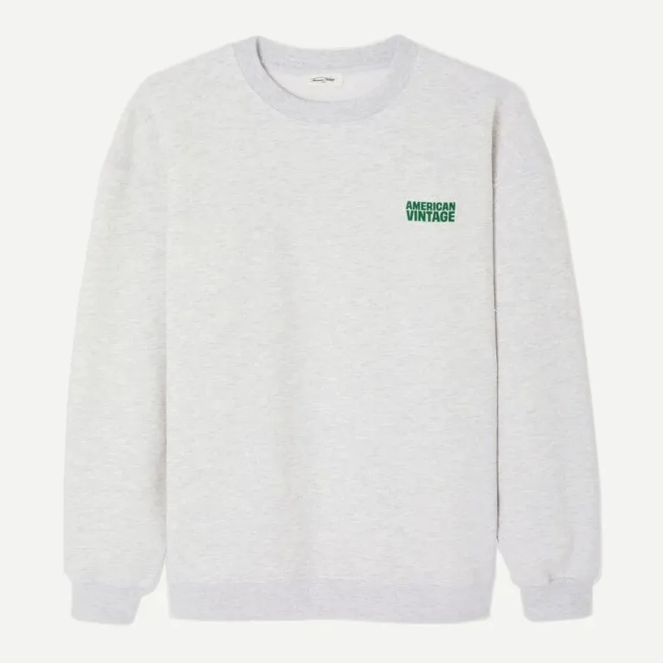 [MBAP03BGRISCHINE] Sweatshirt BAPTOWN "Gris Chiné" - MBAP03B (S)