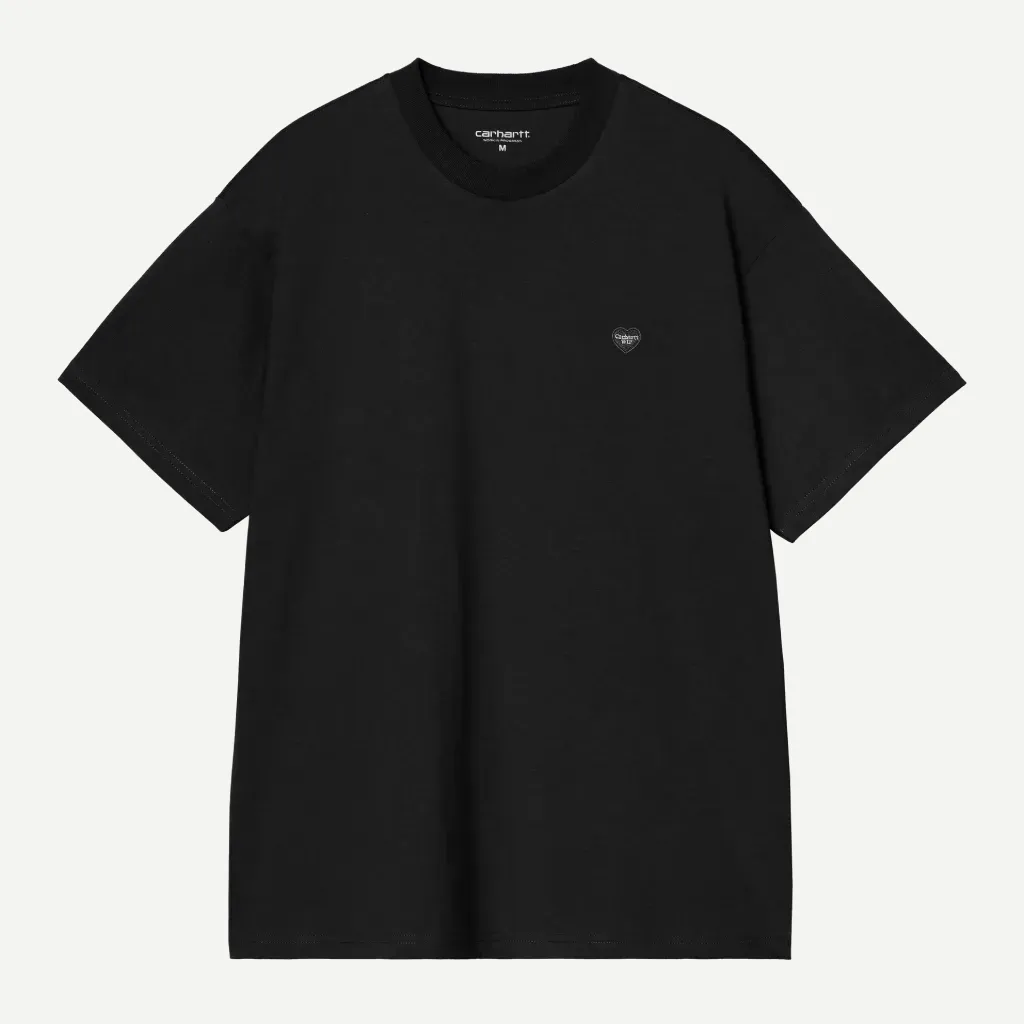 Tee-Shirt S/S Small Heart " Black / Black "