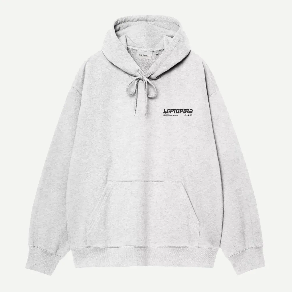 Sweatshirt Hooded Wiptopia II "Ash Heather "