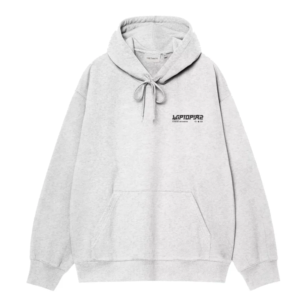 Sweatshirt Hooded Wiptopia II "Ash Heather "