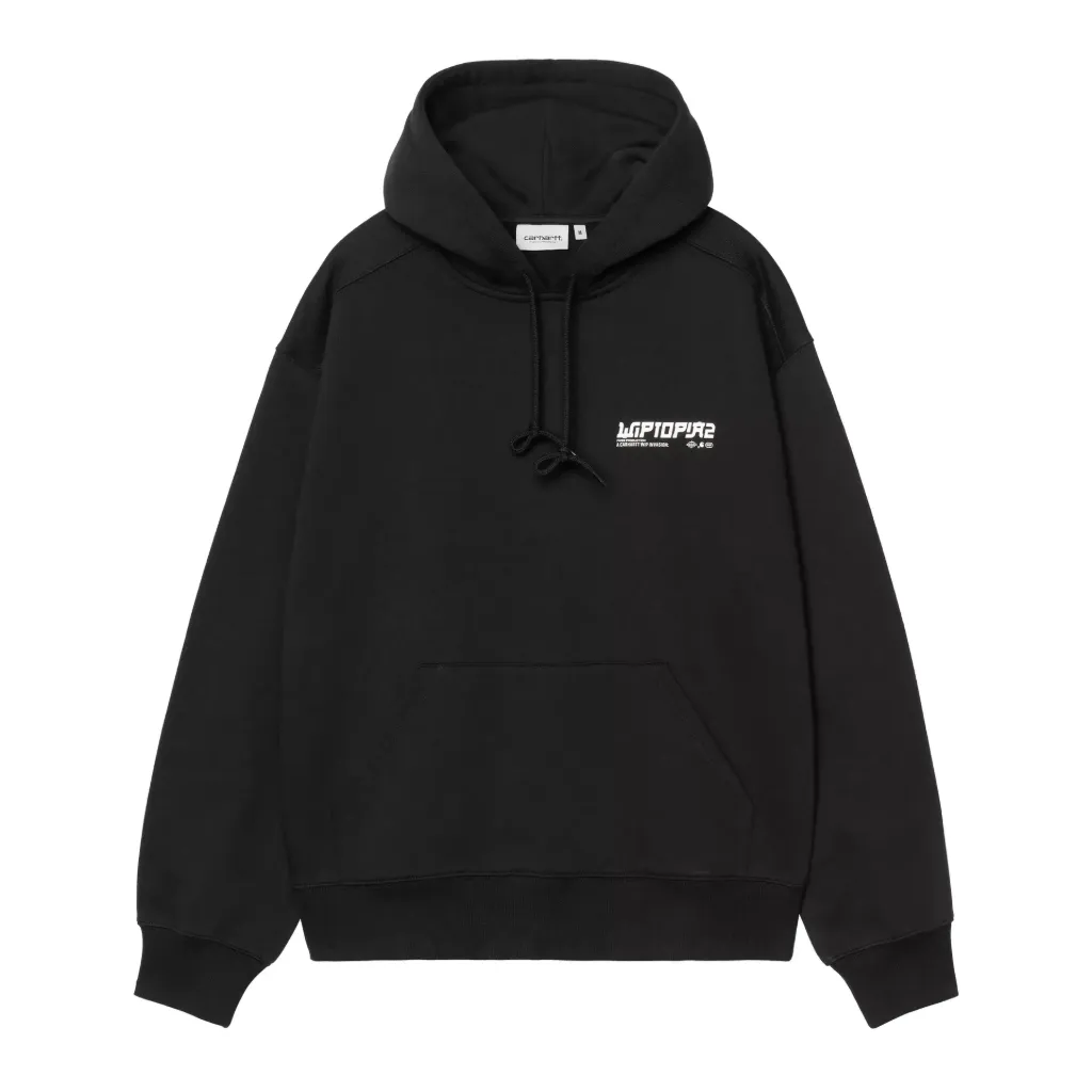 Sweatshirt Hooded Wiptopia II "Black"