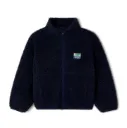 Veste Courte Ample ML Zippée "Navy" - KHOK16C