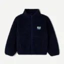 Veste Courte Ample ML Zippée "Navy" - KHOK16C