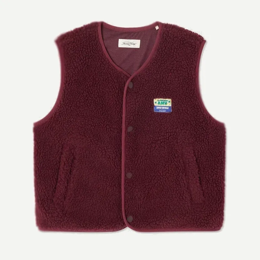 [KHOK16EBORDEAUX] Veste Ample SM Zippée Kids "Bordeaux Chiné" - KHOK16E (S)